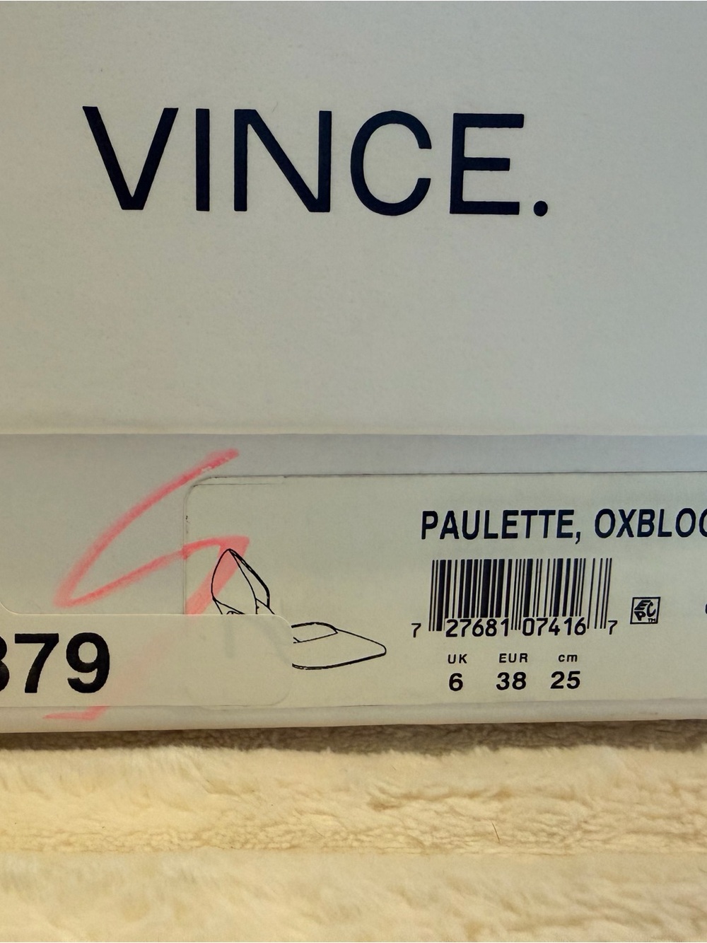 Vince Paulette Heels in Oxblood Pointed-Toe D'Orsay Suede Pumps - Picture 2 of 5